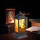 thumbnail image 2 of Kuymtek Lámpara de llama de aceite de simulación de farol de viento pequeño de Halloween (bruja de calabaza) Kuymtek Iluminación del hogar multifuncional, 2 of 8
