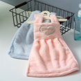 thumbnail image 4 of nipocaio 1pc Cute Dress Hand Towel Coral Velvet Absorbent Kitchen Dry Soft Towel, 4 of 5