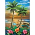 thumbnail image 3 of Briarwood Lane Sunset in Paradise Summer Garden Flag, 3 of 4