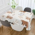 thumbnail image 2 of Yayeee Tablecloths 54" x 54" Rectangle Wrinkle Resistant Party Table Cover, Gray Bears, 2 of 8