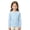 55#Light Blue, variant on Kids' Long Sleeve T-Shirt Solid Base Layer Tee Casual Clothing Layering Campus Basic Shirt
