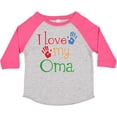 thumbnail image 3 of Inktastic I Love My Oma Grandchild Boys or Girls Toddler T-Shirt, 3 of 5
