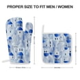 thumbnail image 2 of Santorini Island in The Greece Oven Gloves And Pots Stand Set Oven Gloves And Pot Racks Pot Racks And Oven Gloves Set, 2 of 9