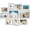 Light Wood, variant on Set of 7 Picture Frames with Shatter-Resistant Glass - Gallery Wall Frame Set with One 11x14, Two 8x10 and Four 5x7 Frames - Signature Collection - White