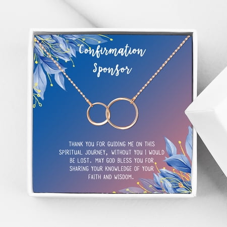 Anavia Confirmation Sponsor Gift for Women Gift for Her Gift Gifts for Sponsors Baptism Gift Goddaughter Gift Thank you Religious Sponsor Gifts Card Necklace Christmas Jewelry Gift Set