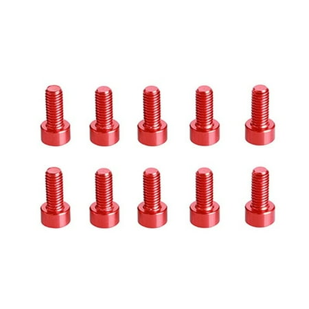 

HobbyStar Aluminum Socket Head Screw M3X10 Red 10 Pack