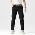 thumbnail image 2 of JHLZHS Dress Pants for Men Tall Men's Overalls Pants Pants Outdoor Elastic Loose Soft Pants Spring and Autumn Pants Plaid Pants for Men Men's Athletic Pants Joggers, 2 of 9