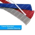 thumbnail image 4 of Funda trenzada extensible Electriduct | Manga de malla de cable flexible altamente ignífuga de poliéster | 3/8"" - 100 pies (gris), 4 of 4