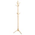 thumbnail image 1 of Perchero para sombreros, 9 ganchos de madera, soporte para ropa de árbol, colgador para abrigos, sombreros, soporte para árbol construido para el futuro, 1 of 8