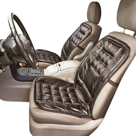 Stylish Comfortable Leather Elastic Strap Car Seat Cushion - Also Good for Office or Home,
