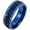 Blue Black, variant on Unisex 8mm Stainless Steel Personality Cool Beer Bottle Opener Chain Rotatable Fidget Ring Biker Anxiety Band Gear Wheel Edge