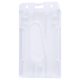 thumbnail image 1 of 1 X Soporte De La Tarjeta Identificación Plástico Duro Vertical Portatarjetas Doble Transparentes 10X6Cm, 1 of 5