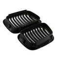 thumbnail image 4 of Rejilla para coche KKmoon 2pcs Mate Negro M-color de la parrilla delantera para BMW E46 Serie 3 4 Do TOMSHOO Rejilla para coche, 4 of 6