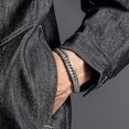 thumbnail image 3 of 1 pulsera de acero inoxidable con cadena de eslabones para hombre, pulsera de malla gruesa, pulsera de hip-hop gruesa, cadena de moda, regalo de joyería de rapero punk, 3 of 4