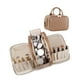 thumbnail image 1 of Bolsa de maquillaje Prite impermeable para viajes y cosméticos, color marrón, 1 of 7