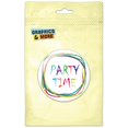 thumbnail image 1 of Party Time Colorful Swirls Pinback Button Pin Badge, 1 of 2