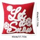 thumbnail image 3 of Cubiertas de Almohada de Navidad, Nuevo Lienzo de Algodón Bordado Ciervo Nieve Cojín de la Almohada de Navidad, Decoración Festiva Del Hogar para Sofá Cama Sillón, 3 of 3