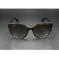 thumbnail image 2 of GG0035S-004 Havana/Blue 54mm Gucci GG0035S Urban Round Woman Sunglasses, 2 of 6