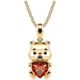 thumbnail image 1 of Cadenas y Dijes BearNeck01 1 Pza Collar Oso/Corazón Dorado/Rojo Metal. High Monaco MXBRK-001, 1 of 4