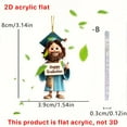 thumbnail image 3 of Yhxmh Graduation Pendant Decorations 2025, 2D Flat Acrylic Graduation Car Hanging Decor with Jesus Partten, Graduation Decorative Hanging Tags Gifts for Graduation Party, School Bag, Car, 3 of 5