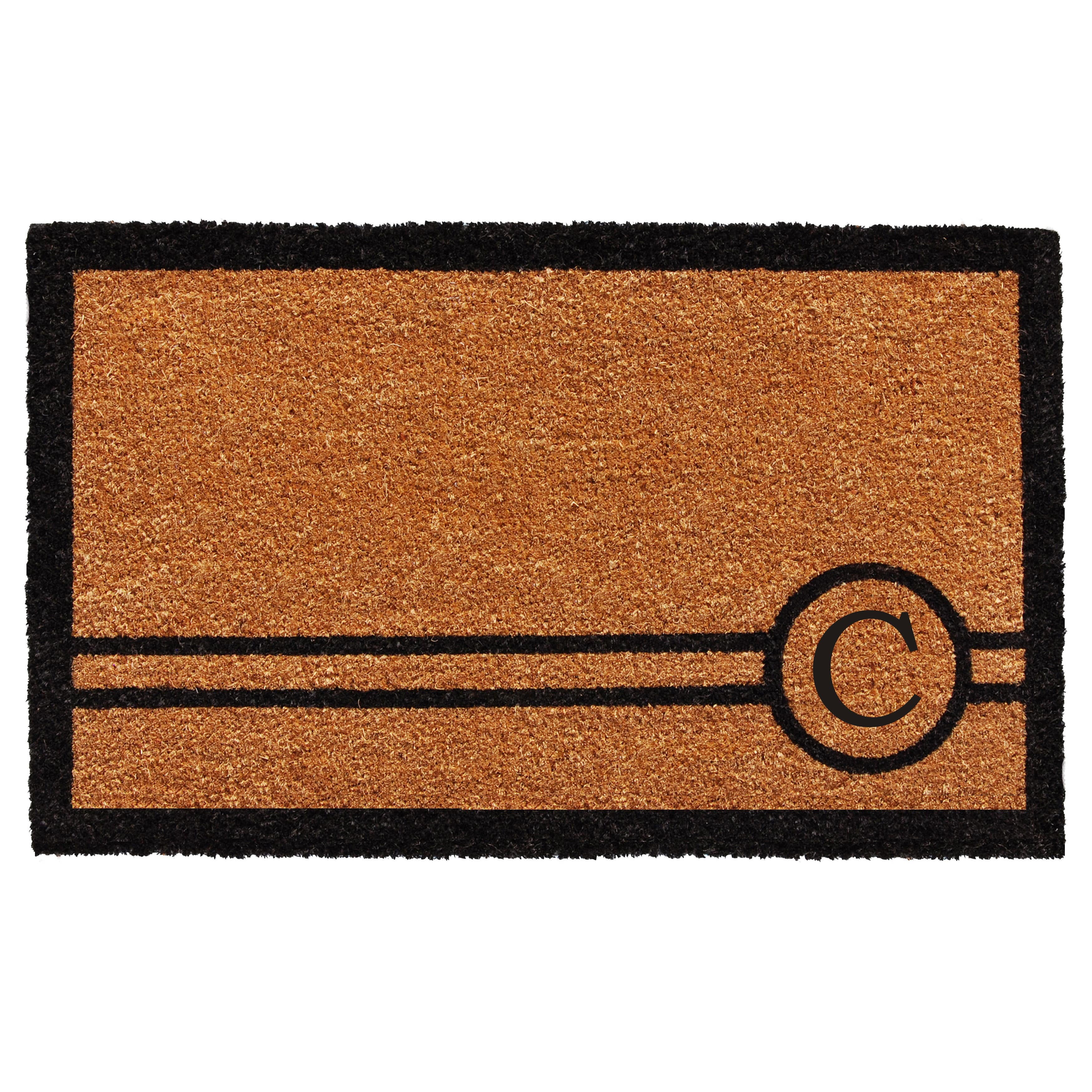 Chelsea Monogram Doormat (Letter V)
