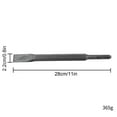 thumbnail image 2 of Awdenio Electric Hammer Chisel Ultra-thin Chisel Square Handle Four Hexagon Handle Concrete Electric Hammer Electric Pick Hammer Drill Bit Brick Wall Excavation, 2 of 3