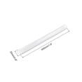 thumbnail image 2 of Unique Bargains 1.6ft Cable Raceway Cord Cover Hider Cable Management Self Adhesive Wire Channel for 20mm Dia Cables, White, 2 of 5