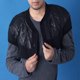 thumbnail image 1 of Chaqueta de plumón corta ligera Baoblaze Cálido de hombro XL negro, 1 of 8