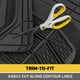 thumbnail image 5 of Alfombrillas CAT CAMT-9013 de goma resistente para coche, camión, SUV, 5 of 9