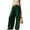 Green, variant on Women Pants Elastic High Waist Wide Leg Loose Fit Trousers Pure Color Summer Spring Casual Beach Vacation Long Pants
