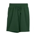 thumbnail image 5 of RYDCOT Men's Casual Shorts Elastic Waist Drawstring Lightweight Outdoor Summer Beach Shorts with Pockets Hiking Shorts Green, 5 of 6