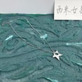 thumbnail image 6 of Fashion Simple Vintage Antique Silver Color Irregular Hollow Star Necklace, 6 of 7