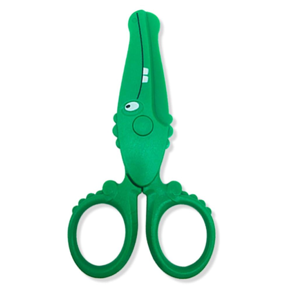 AUTCARIBLE Plastic Safety Scissors Toddlers Training Scissors Paper Cutter for Kids Children DIY Art Craft，Toddlers Training Scissors, Pre-School Training Scissors and Offices Scissors