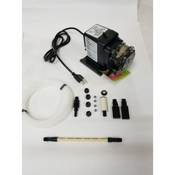 Stenner Pump 45mp5 - Stenner Peristaltic Pump Fixed Head - Rated at 50 gpd adjustable head. Rated at 25 psi. - Ideal Chlorine Injection Pump. 120 Volts, Model number 45MFL5A1S