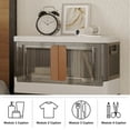 thumbnail image 4 of Home-Complete Collapsible Plastic Storage Bin with Lid - 8.4Gal Capacity Organizer for Adult, 4 of 6