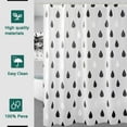 thumbnail image 6 of Shower Curtain Liner, 100% Waterproof Peva Shower Curtains with 3 Duty Heavy Bottom Magnets and 12 Rust Proof Grommets, 72x72 Weighted Shower Liner for Shower Stall, Bathtubs, 6 of 13