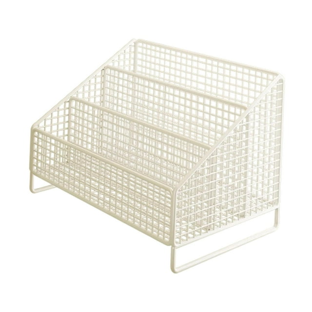 Elodie CD Holder CD Holder Elegant Tabletop Disc Storage Versatile Contemporary Compact White