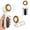 White, variant on JELLOO Portable Handheld Fan Rechargeable Turbo Ice Cooling Fan Personal Mini Fan Small Foldable 3-IN-1 Neck/Desk/Hand Fan, Travel Essentials Gifts