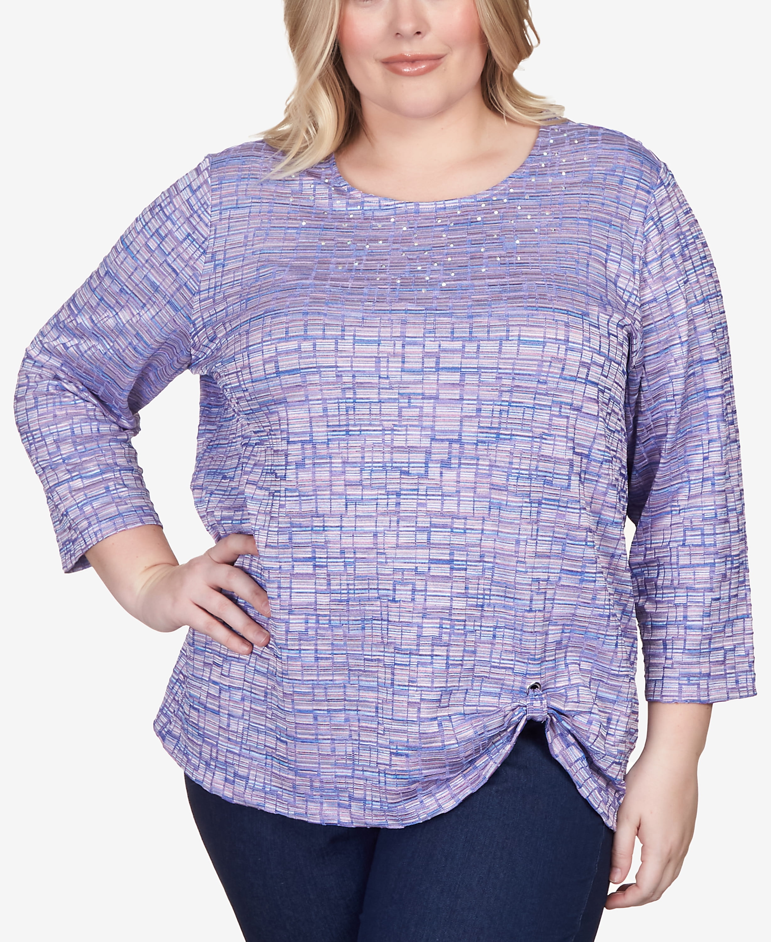 Womens Tops Alfred Dunner Plus Size Clearance Alfred Dunner Tops