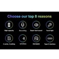 thumbnail image 4 of Yajisi 2G Cellphone Thin 2.8 Inch / 7.1 cm Bar Phone with Big Button Clear Sound Triple SIM Card Slots 3800mAh Battery FM Radio Bright Flashlight for Seniors Unlocked Standard Mobile Black, 4 of 9
