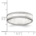 thumbnail image 3 of Auriga Fine Jewelry 925 Sterling Silver 5mm Wedding Band Ring Size 5 for Women, 3 of 7