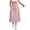 30c# Pink, variant on Womens Cargo Skirt High Waisted Drawstring Quick Dry Maxi Skirt Trendy Back Slit A Line Long Skirts Summer Skirts Pink M