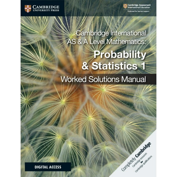 Cambridge International as & a Level Mathematics Probability & Statistics 1 Worked Solutions Manual with Digital Access, (Paperback)