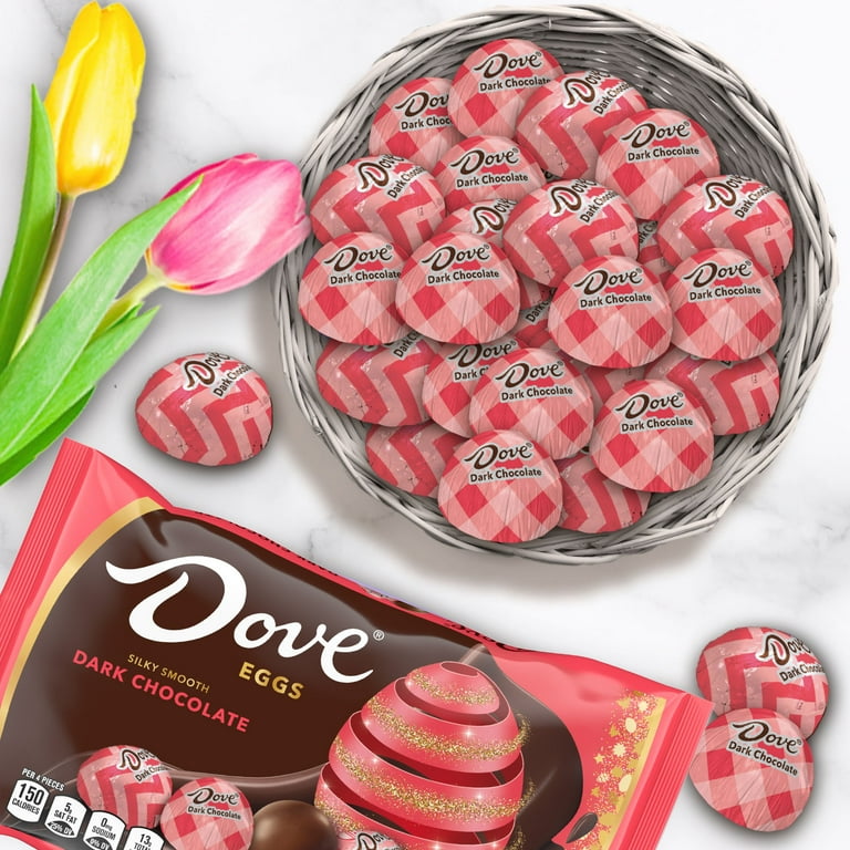 Dove Dark Chocolate Easter Egg Candy - Basket Stuffers, 8.87 oz