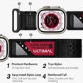 thumbnail image 2 of Correa ULTIMAL de nailon resistente de 49 mm para Apple Watch, color negro, 2 of 7