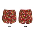 thumbnail image 6 of Goofa X-mas and New Year Printed Women 2 in 1 Running Shorts,Quick Dry Athletic Workout Shorts,High Waisted Athletic Shorts with Liner Pockets-Small, 6 of 9