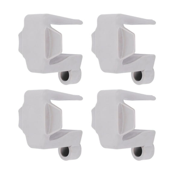 Fzaqwen 4 Pieces Boat Fender Clips Boat Clips for 3/8 " Length Mooring Ropes Accessories Gray
