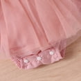 thumbnail image 5 of Infant Baby Girl Mesh Romper Dress with Headband Princess Outfit Photoshoot Clothing for 1-18 Months, 5 of 5