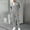 Gray, variant on mihongmao Airport Outfits for Men 2026 Men's Solid Color Sports Pants Zipper Pocket Long Sleeve Collar Set Army Green L