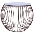 thumbnail image 4 of Mesa de Café Casafoyer 2 piezas Metal Dorado y Tapa MDF Blanca, 4 of 5